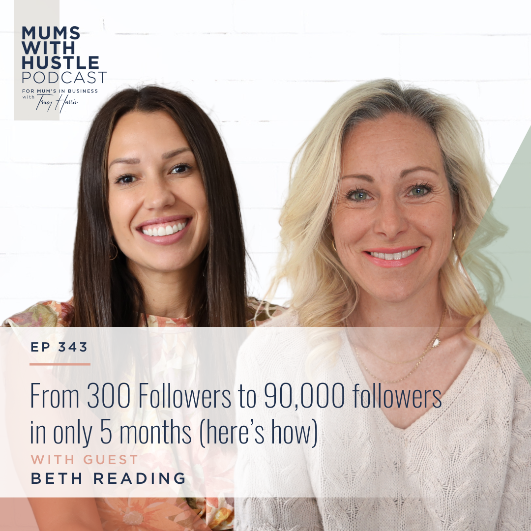 MWH 343 : From 300 Followers to 90,000 followers in only 5 months (here’s how) with Beth Reading