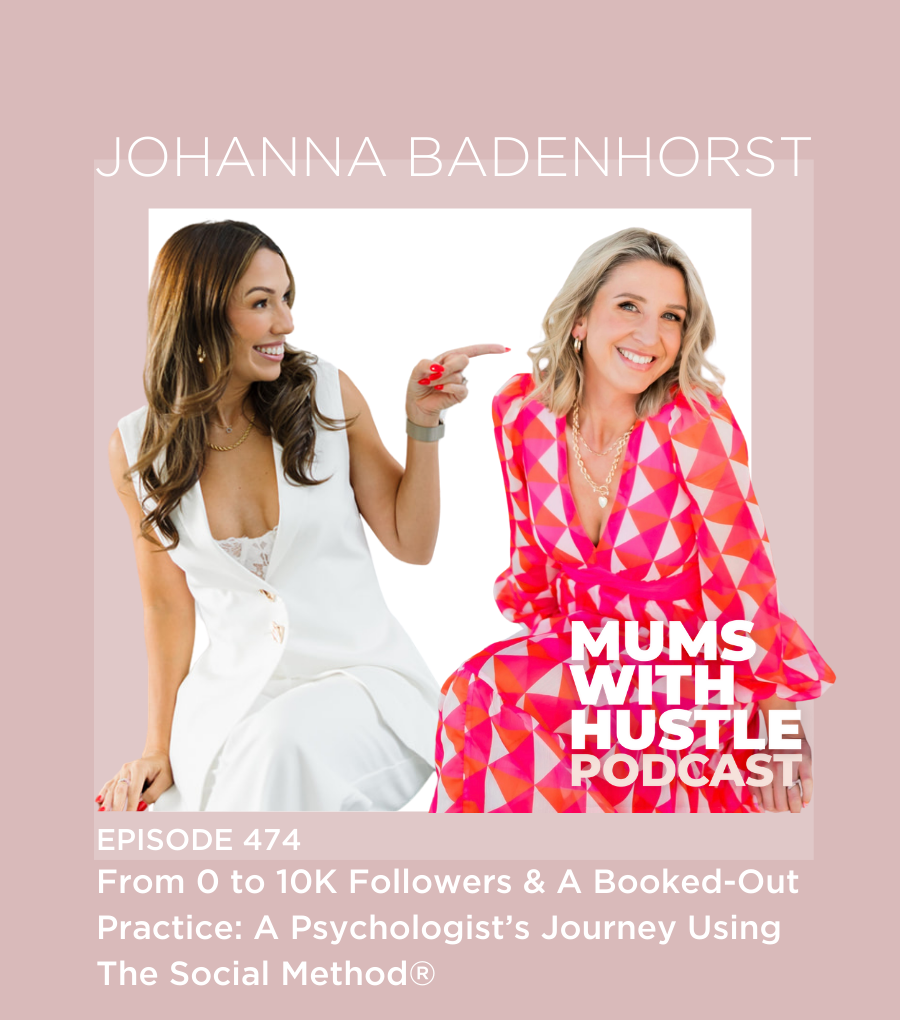 MWH 474 : From 0 to 10K Followers & A Booked-Out Practice: A Psychologist’s Journey Using The Social Method® with Johanna Badenhorst